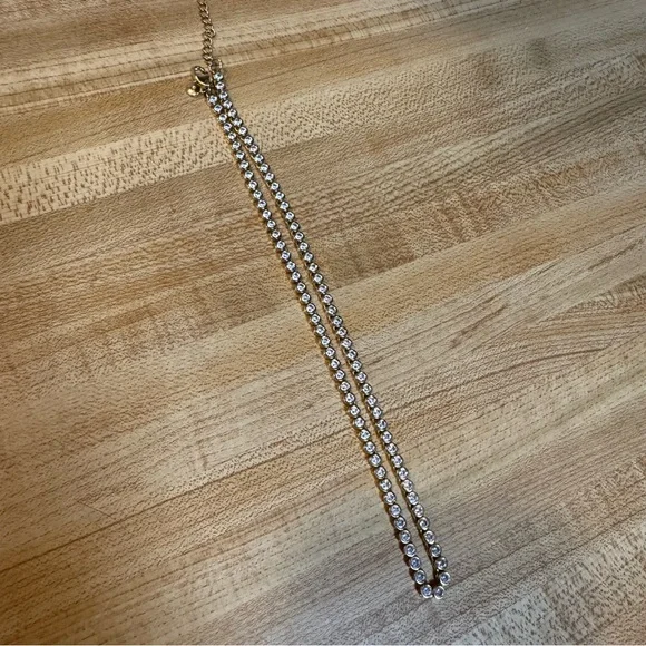 Madewell The Tennis Collection Bezel Set Crystal Necklace - Picture 3 of 3